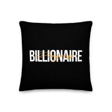 18″×18″ Billionaire in Progress (motivation) Premium Pillow by Design Express