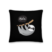 18″×18″ Hola Sloths Premium Pillow by Design Express