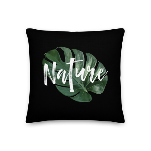 18″×18″ Nature Montserrat Leaf Premium Pillow by Design Express