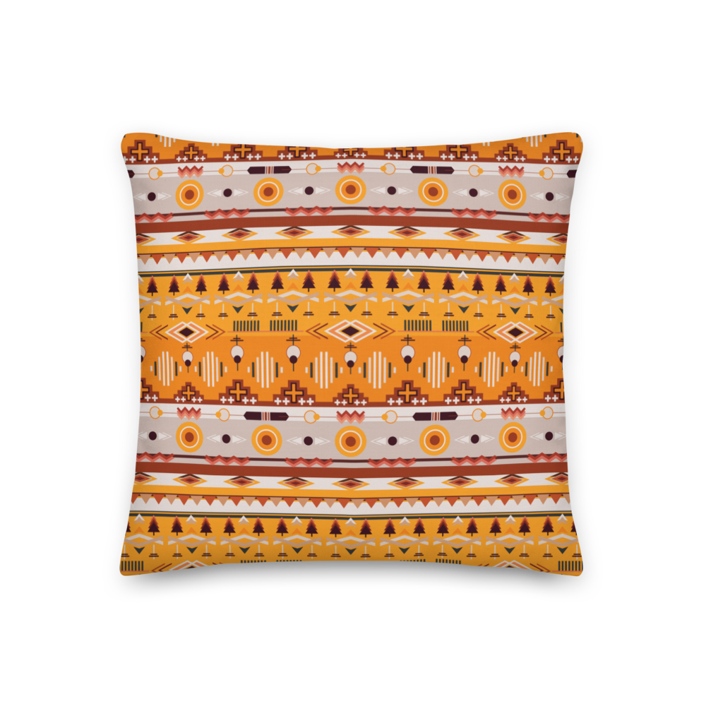 18″×18″ Traditional Pattern 04 Premium Pillow by Design Express