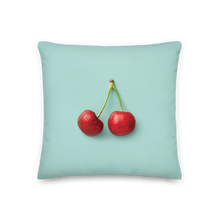 18″×18″ Cherry Premium Square Pillow by Design Express