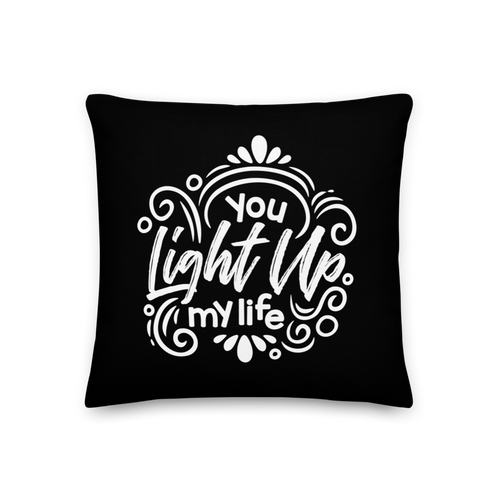 18″×18″ You Light Up My Life Premium Pillow by Design Express