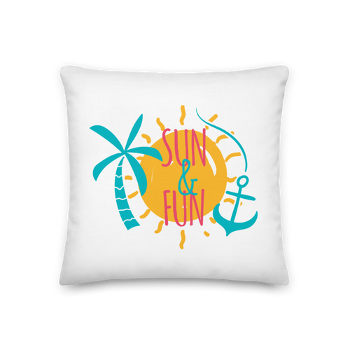 18″×18″ Sun & Fun Premium Pillow by Design Express