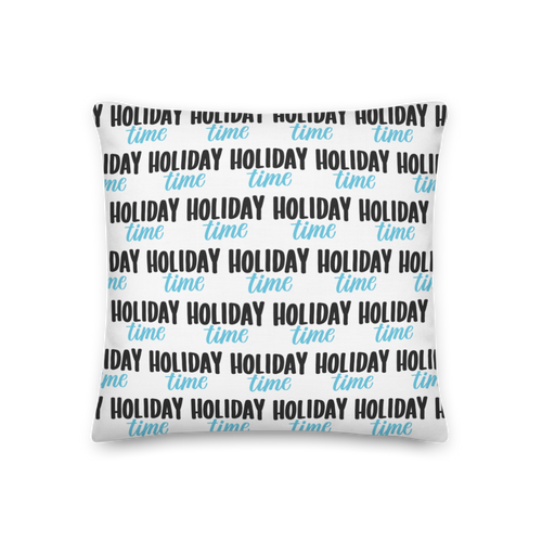 18″×18″ Holiday Time Premium Pillow by Design Express