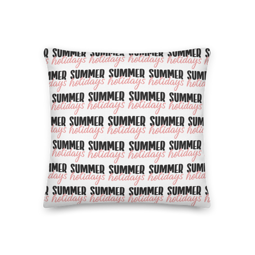 18″×18″ Summer Holidays Premium Pillow by Design Express