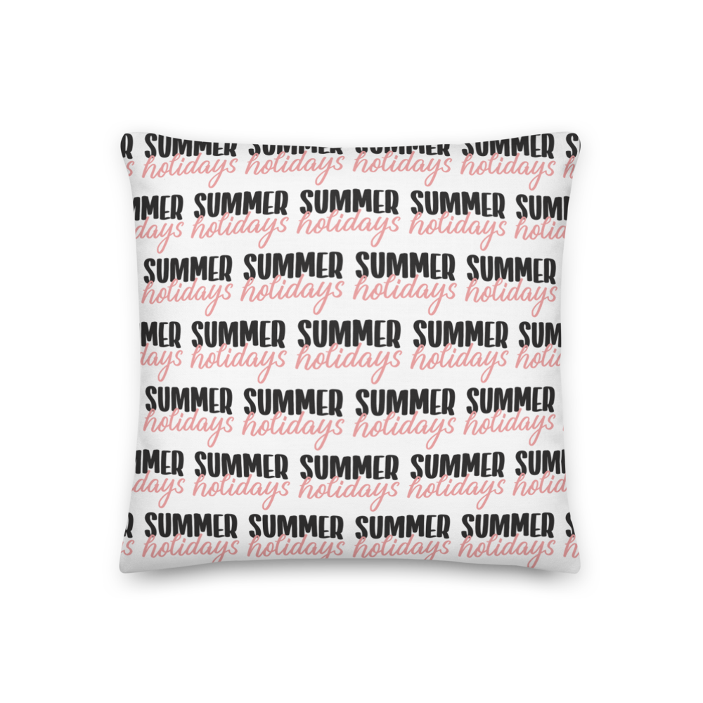 18″×18″ Summer Holidays Premium Pillow by Design Express