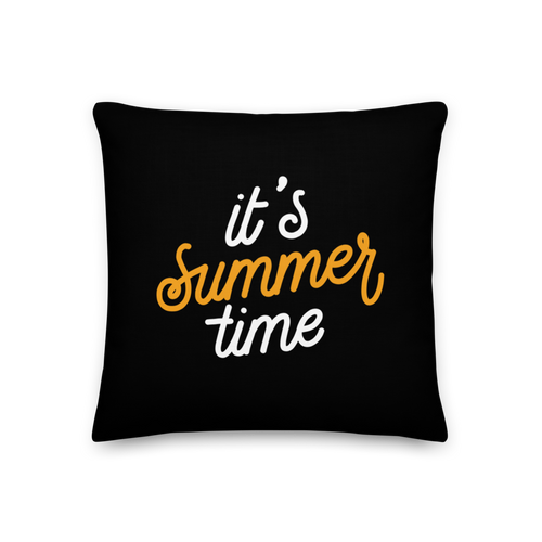 18″×18″ It's Summer Time Premium Pillow by Design Express