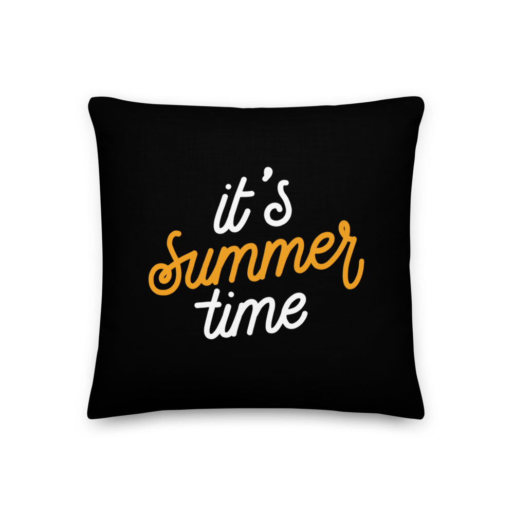 18″×18″ It's Summer Time Premium Pillow by Design Express