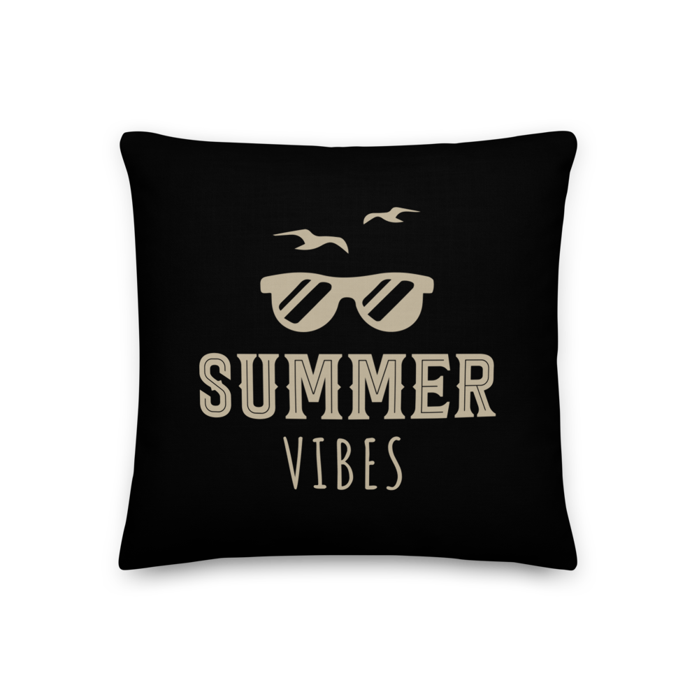 18″×18″ Summer Vibes Premium Pillow by Design Express