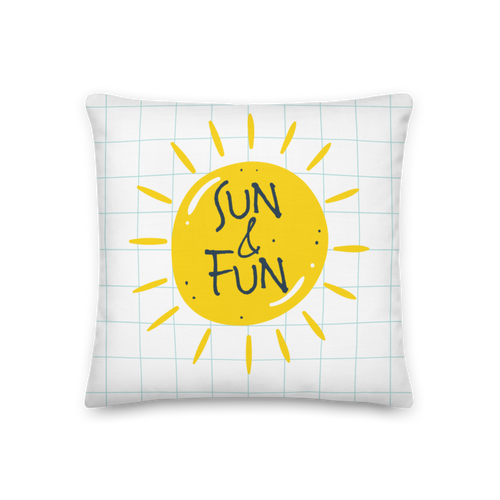 18″×18″ Sun & Fun Premium Pillow by Design Express