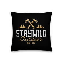 18″×18″ Stay Wild Outdoor Premium Pillow by Design Express