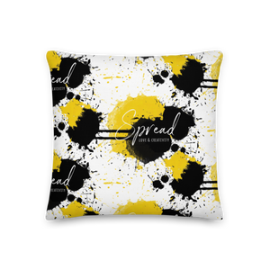 18″×18″ Spread Love & Creativity Premium Pillow by Design Express