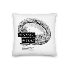 18″×18″ Patience & Time Premium Pillow by Design Express