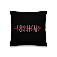 18″×18″ Believe in yourself Typography Premium Pillow by Design Express