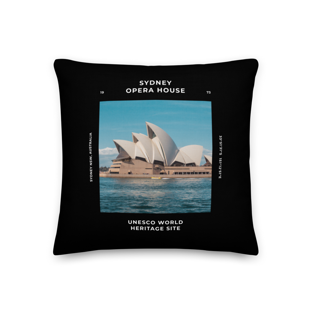 18″×18″ Sydney Australia Premium Pillow by Design Express