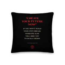 18″×18″ Future or Die Premium Pillow by Design Express