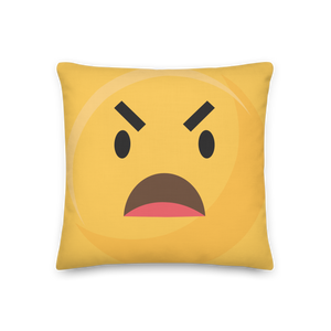 Shock Emoji Premium Pillow