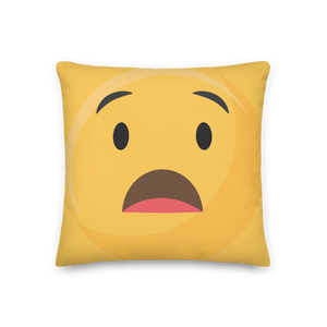 Curious Emoji Premium Pillow