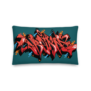 Dream Graffiti Rectangle Premium Pillow by Design Express