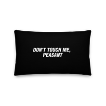 Don't Touch Me (Funny) Rectangle Premium Pillow by Design Express