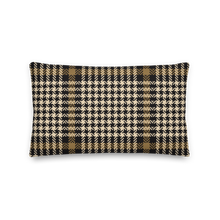 Herringbone Glen Plaid Pattern Premium Pillow by Design Express