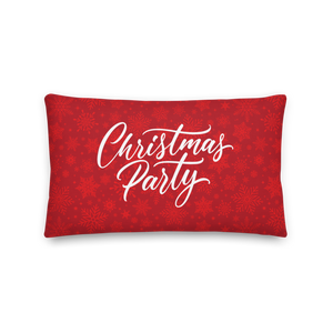 Christmas Party Premium Pillow by Design Express