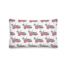 Drink Sweet Summer Premium Pillow by Design Express