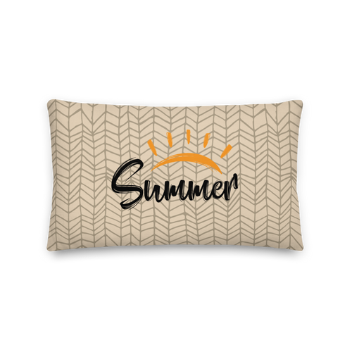 Default Title Summer Rectangle Premium Pillow by Design Express