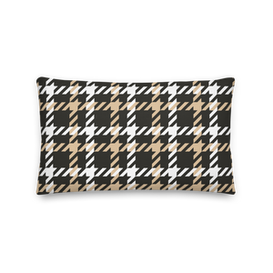 20″×12″ Houndstooth Large Pattern Premium Pillow by Design Express