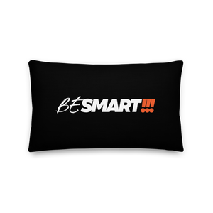 20″×12″ Be Smart (Motivation) Premium Pillow by Design Express