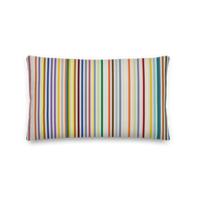 20″×12″ Colorfull Stripes Premium Pillow by Design Express