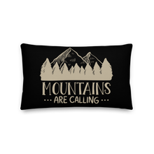 20″×12″ Mountains Are Calling Premium Pillow by Design Express