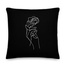 Rose in Hand Premium Pillow by Design Express