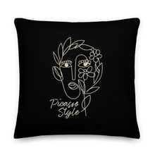 Picasso Line Style Square Premium Pillow by Design Express