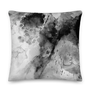 Dirty Abstract Ink Art Premium Pillow by Design Express