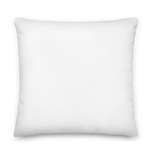 Be the change that you wish to see in the world White Premium Pillow by Design Express