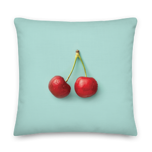 Cherry Premium Square Pillow by Design Express