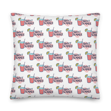 Drink Sweet Summer Premium Pillow by Design Express