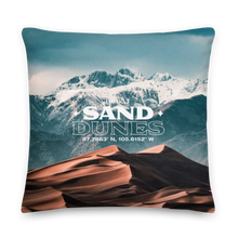 22″×22″ Great Sand Dunes Square Premium Pillow by Design Express