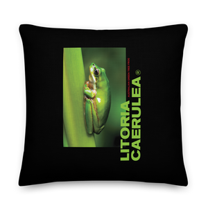 22″×22″ Litoria Caerulia Square Premium Pillow by Design Express