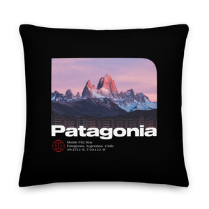 22″×22″ Monte Fitz Roy, Patagonia Premium Pillow by Design Express