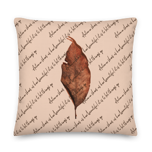 22″×22″ Autumn Premium Pillow by Design Express