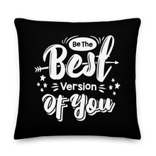 22″×22″ Be the Best Version of You Premium Pillow by Design Express