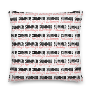 22″×22″ Summer Holidays Premium Pillow by Design Express