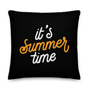 22″×22″ It's Summer Time Premium Pillow by Design Express