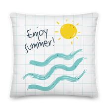 22″×22″ Enjoy Sun Summer Premium Pillow by Design Express