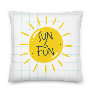 22″×22″ Sun & Fun Premium Pillow by Design Express