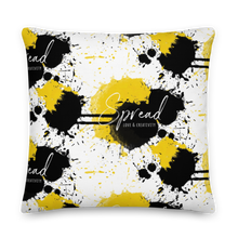 22″×22″ Spread Love & Creativity Premium Pillow by Design Express