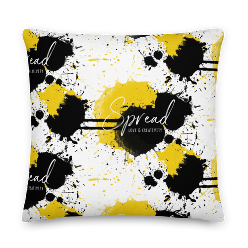 22″×22″ Spread Love & Creativity Premium Pillow by Design Express