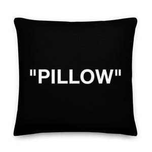 22″×22″ "PRODUCT" Series "PILLOW" Premium Black by Design Express